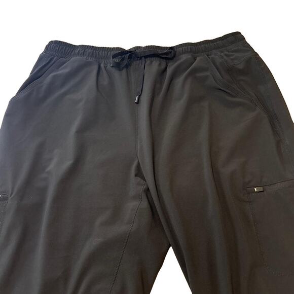 Eddie Bauer Polar Lined Pull On Travel Pants 14 Women Black Gorpcore Outdoors - Picture 2 of 9